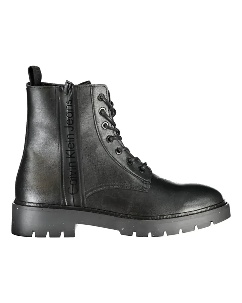 Calvin Klein lace-up combat boots - Schwarz Schwarz