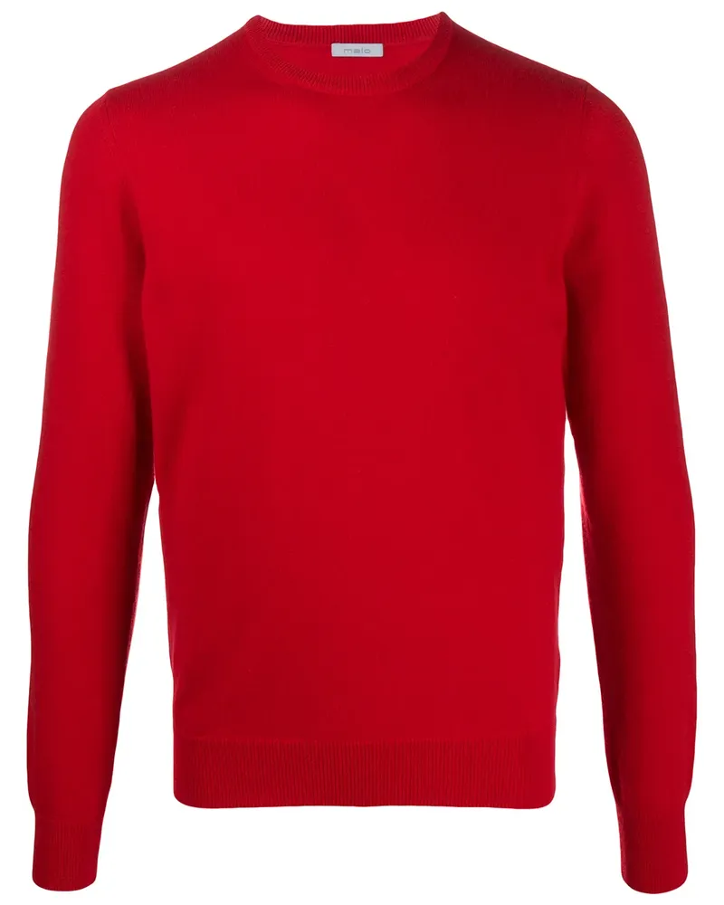Malo Pullover mit Rundhalsausschnitt - Rot Rot