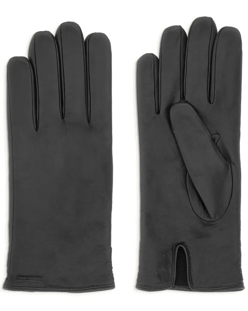 Ferragamo Handschuhe mit Futter aus Kaschmir - Schwarz Schwarz