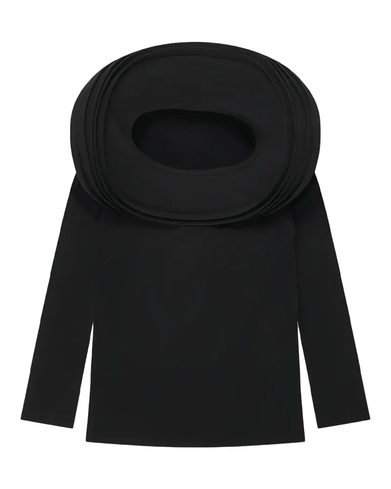 Junya Watanabe Gestreiftes T-Shirt mit Einsätzen - Rosa Rosa