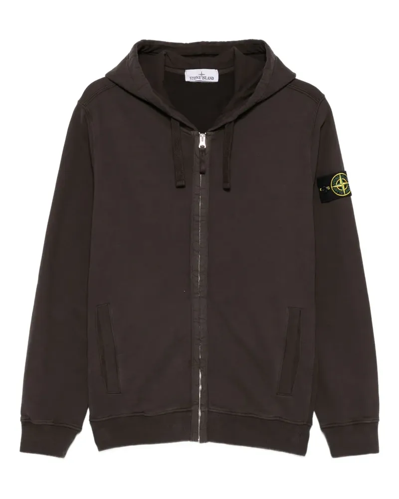 Stone Island Kapuzenjacke mit Reißverschluss - Grau Grau