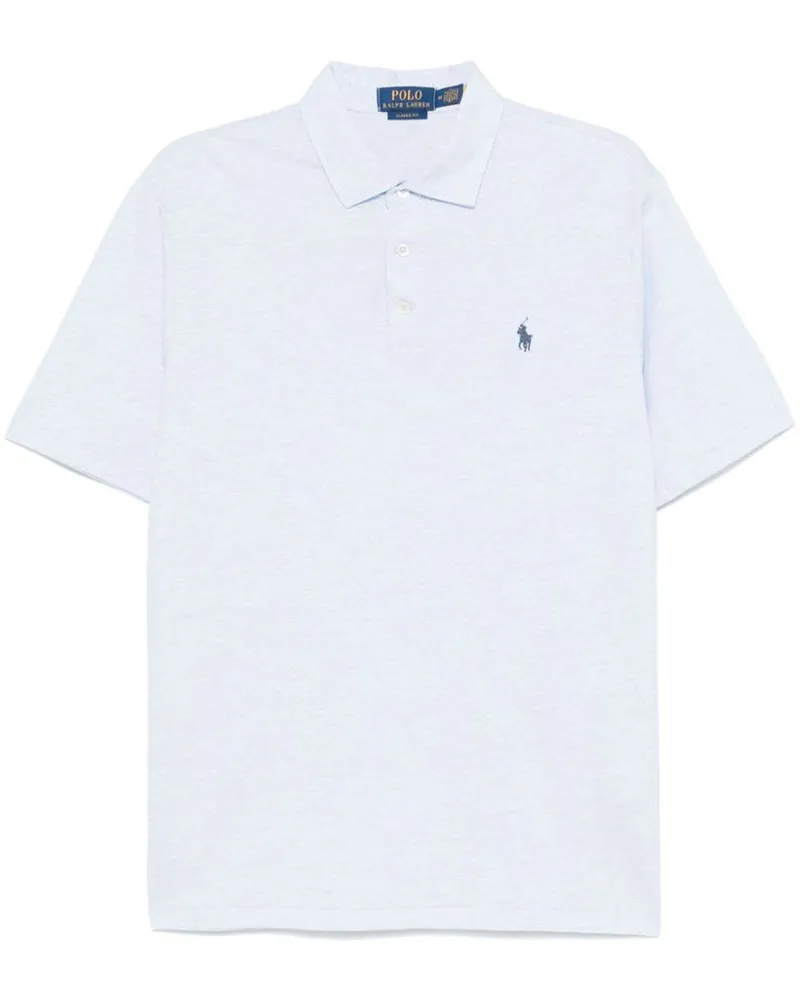 Ralph Lauren Poloshirt mit Polo Pony-Stickerei - Blau Blau