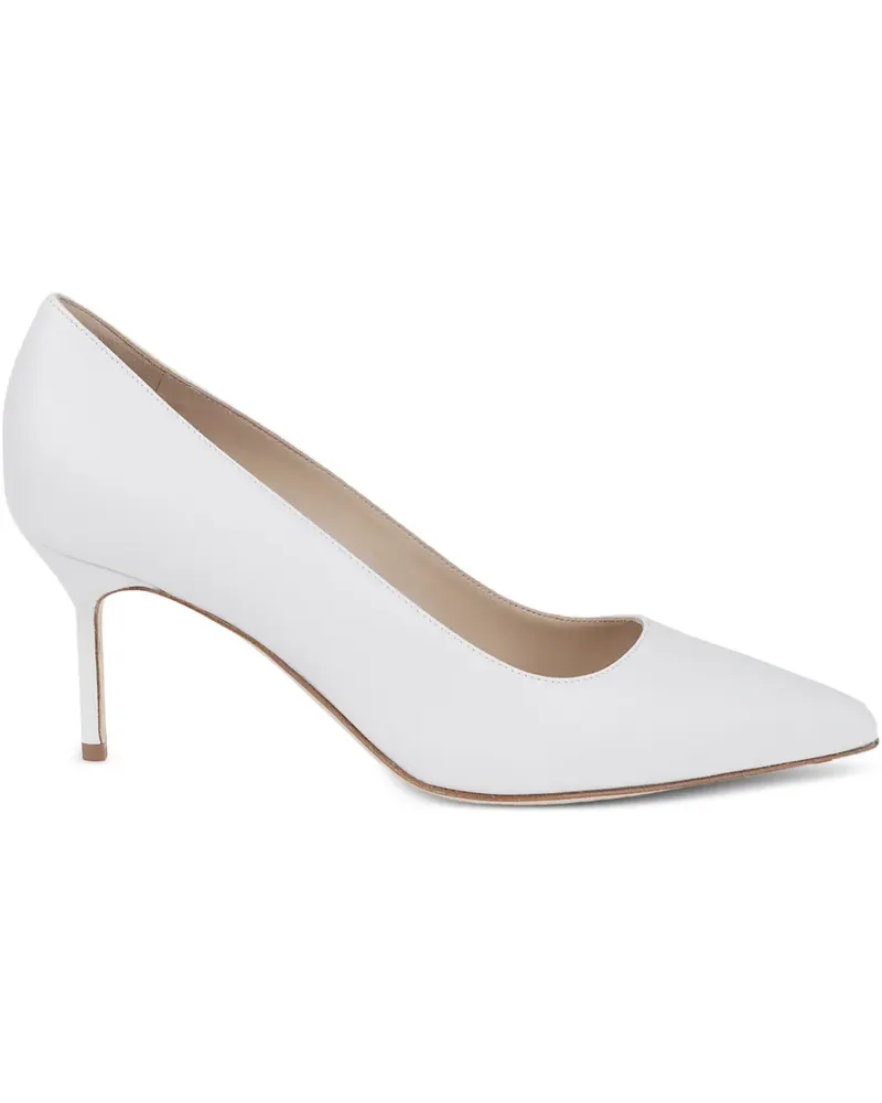 Manolo Blahnik Klassische Pumps 90mm - Weiß Weiß