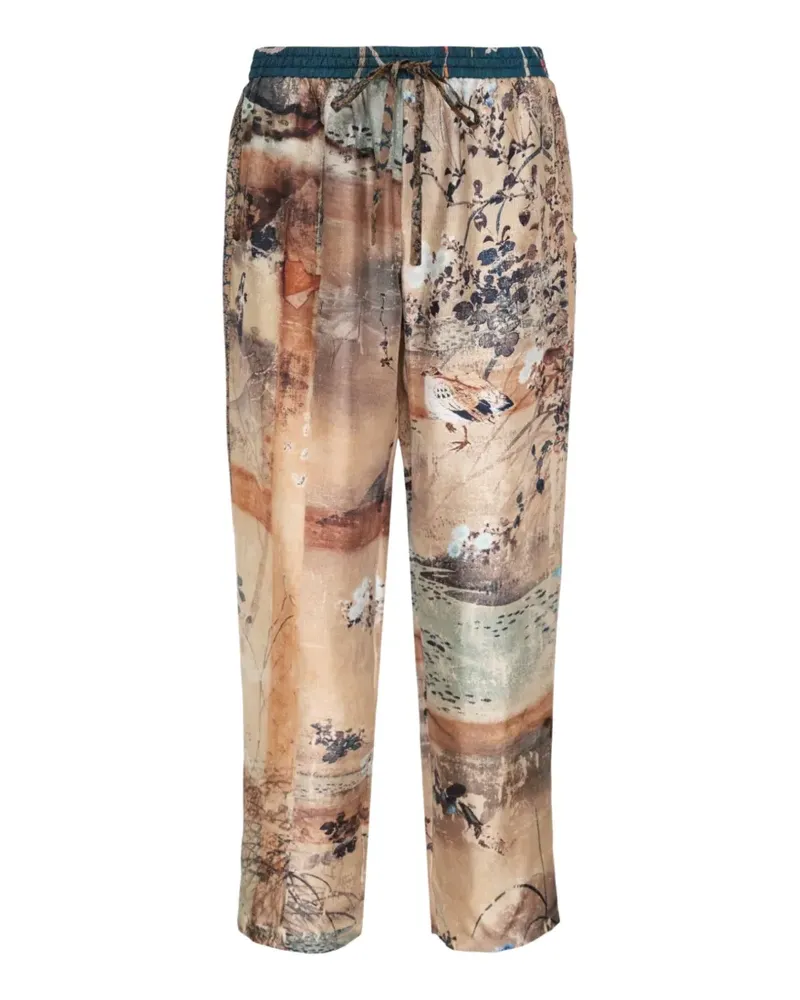 Pierre-Louis Mascia Hose mit Print - Nude Nude