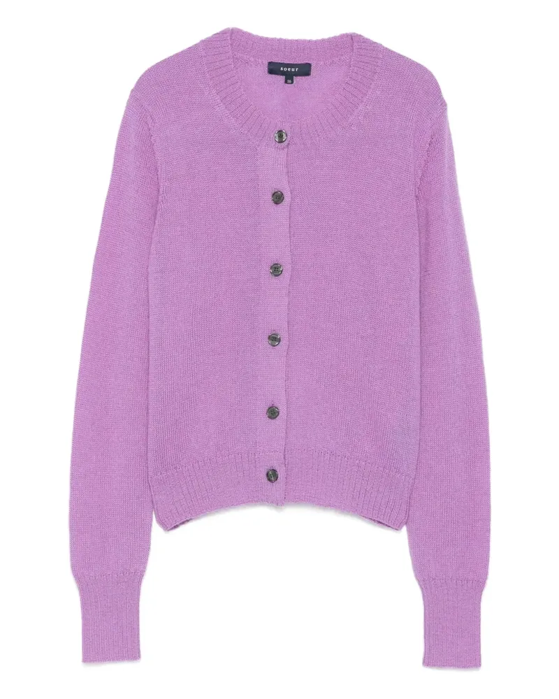 Soeur Geknöpfter Cardigan - Violett Violett