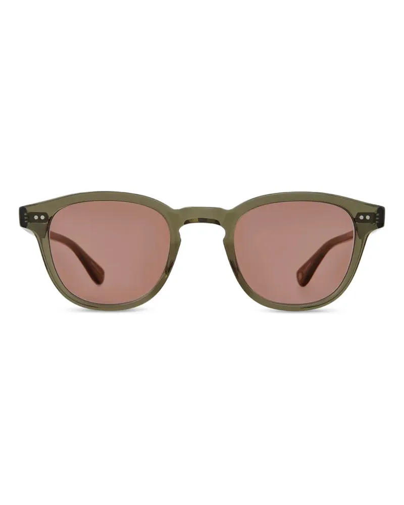 Garrett Leight Evan Brille mit rundem Gestell - Grün Grün