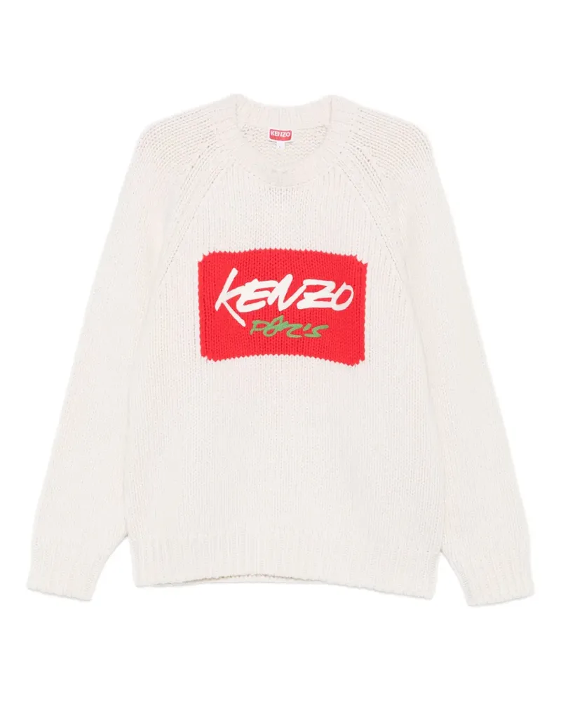 Kenzo Pullover mit Logo-Print - Nude Nude