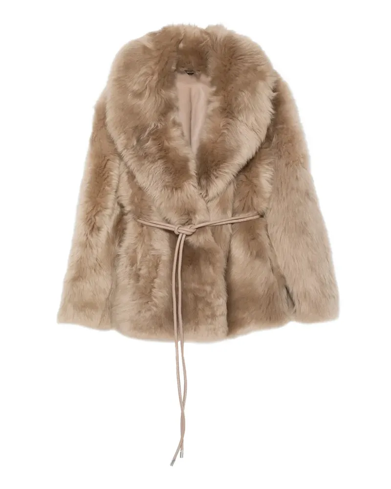 Mackage Ali Mantel mit Gürtel - Nude Nude