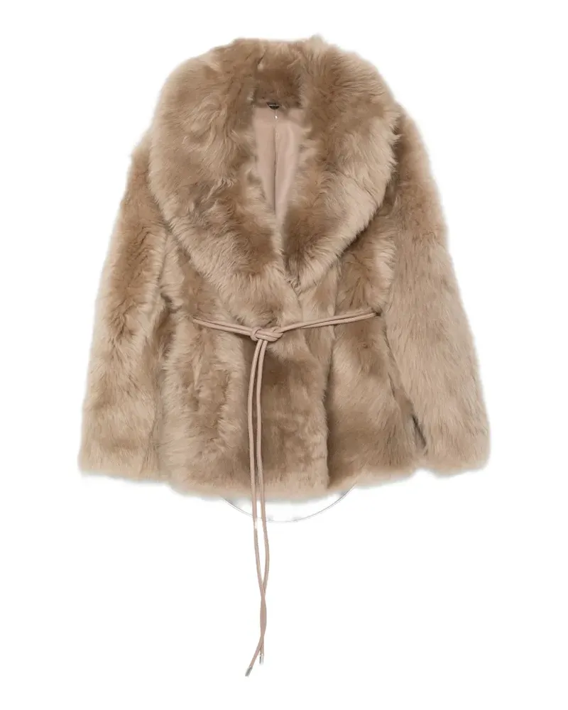 Mackage Ali Mantel mit Gürtel - Nude Nude