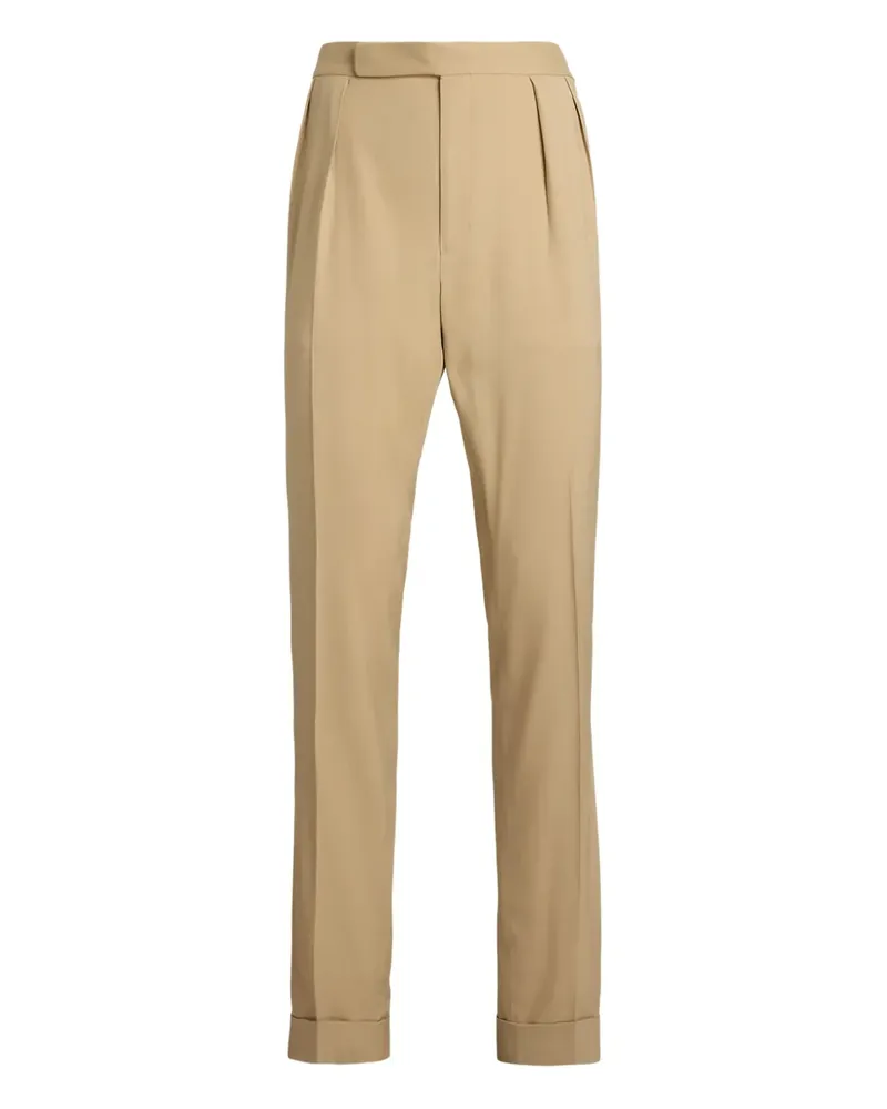 Ralph Lauren Gregory Gabardine-Hose mit Falten - Nude Nude