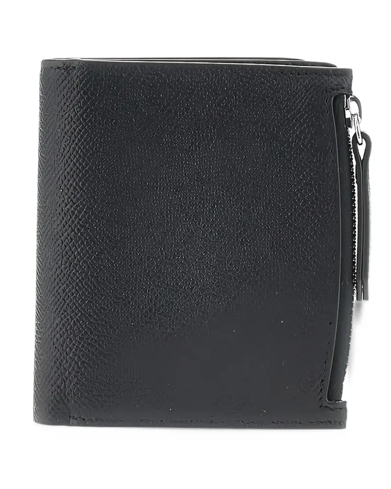 Maison Margiela Four Stitches grained leather wallet - Schwarz Schwarz