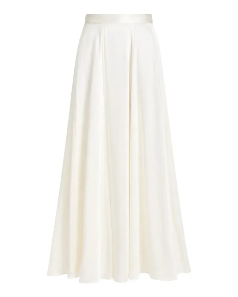 Temperley London Amerie satin maxi skirt - Weiß Weiß