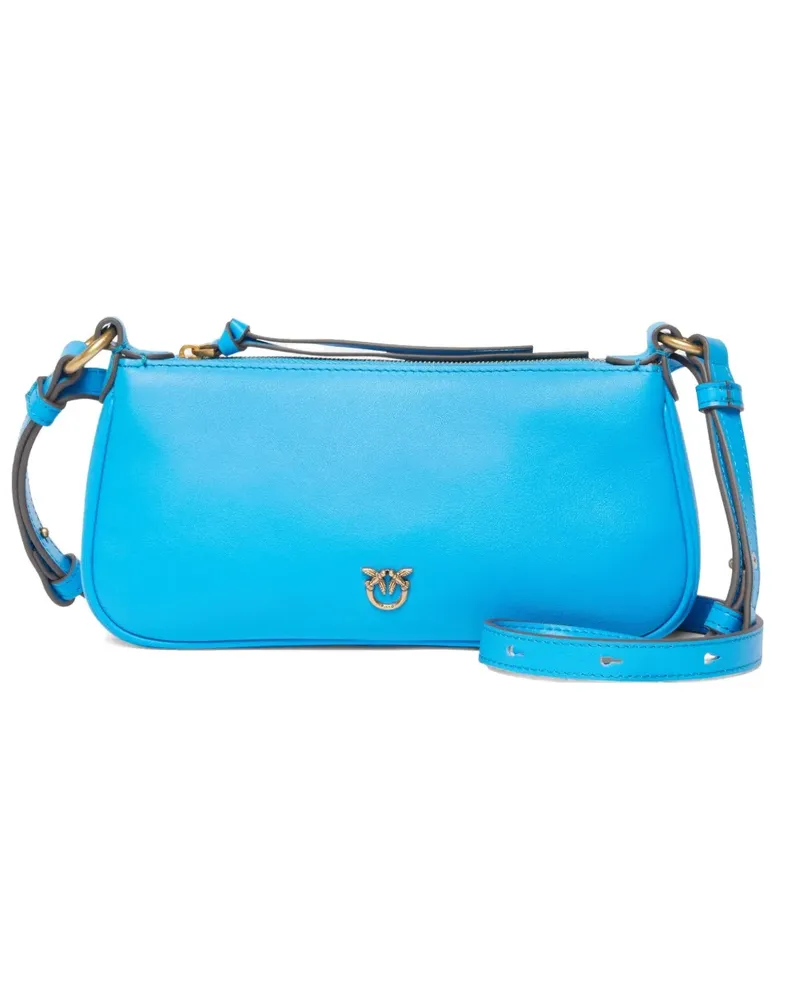 Pinko Umhängetasche aus Leder - Blau Blau