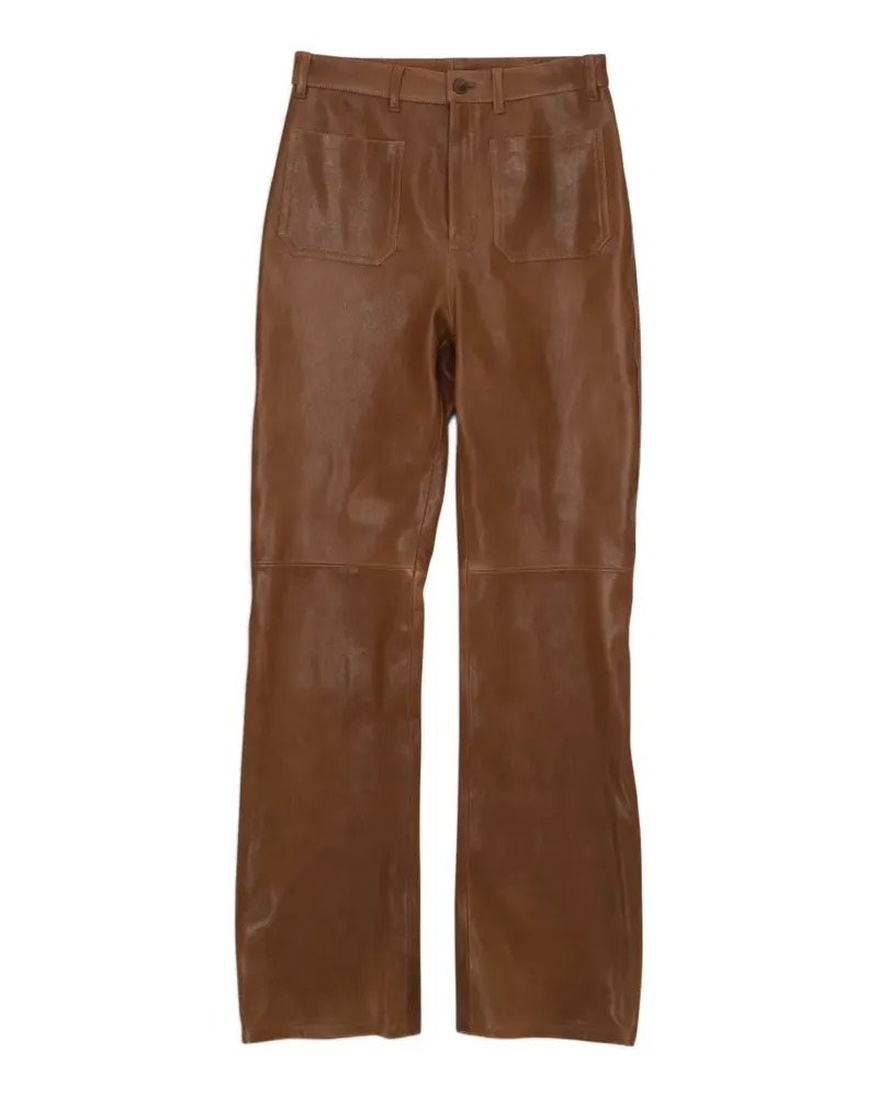 Fortela Jane Hose aus Nappaleder - Braun Braun