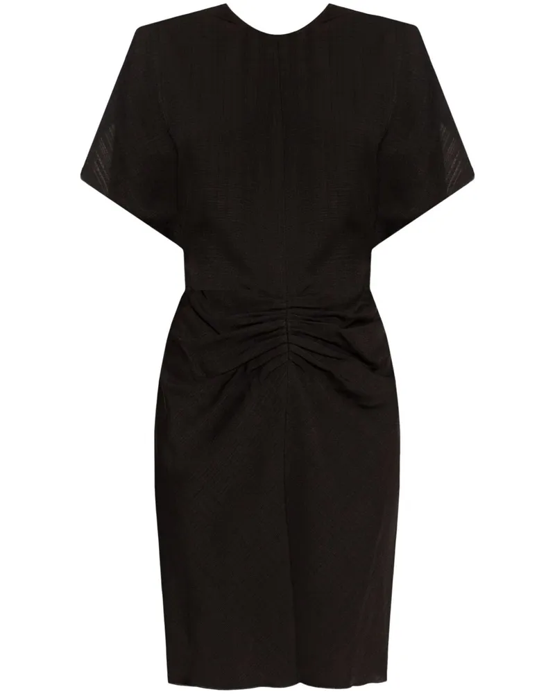Victoria Beckham Minikleid mit Raffung - Schwarz Schwarz