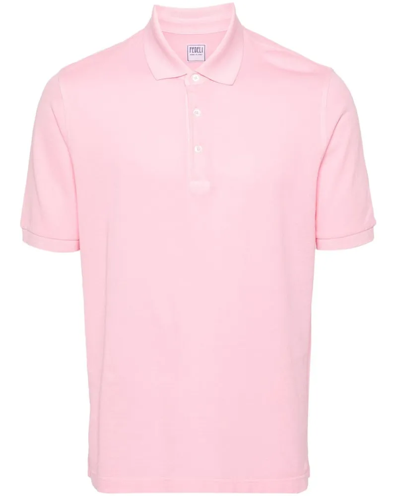 Fedeli Wind Poloshirt Rosa