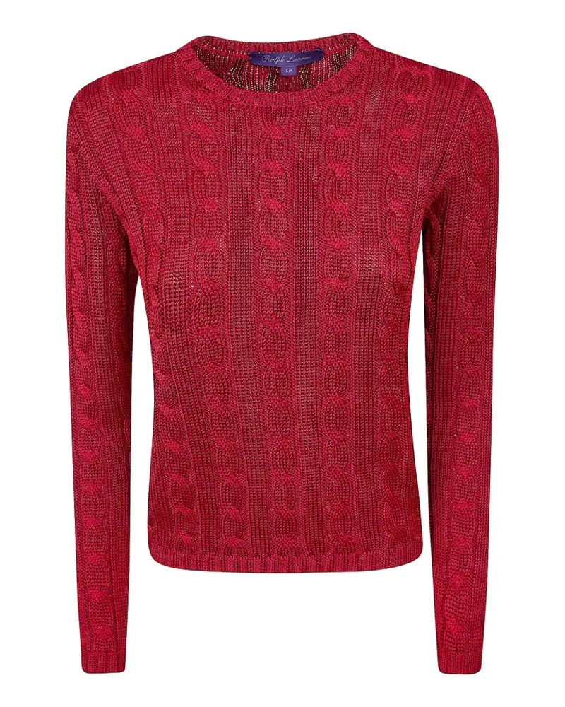 Ralph Lauren cable knit sweater - Rot Rot