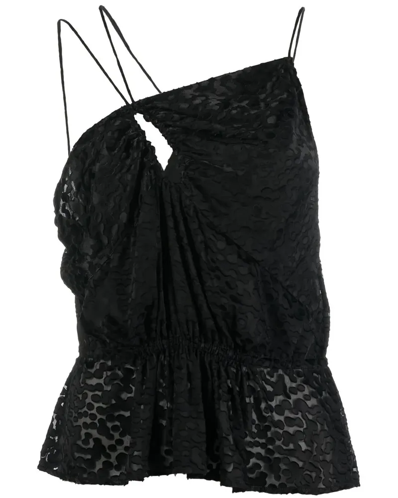IRO Asymmetrisches Top - Schwarz Schwarz