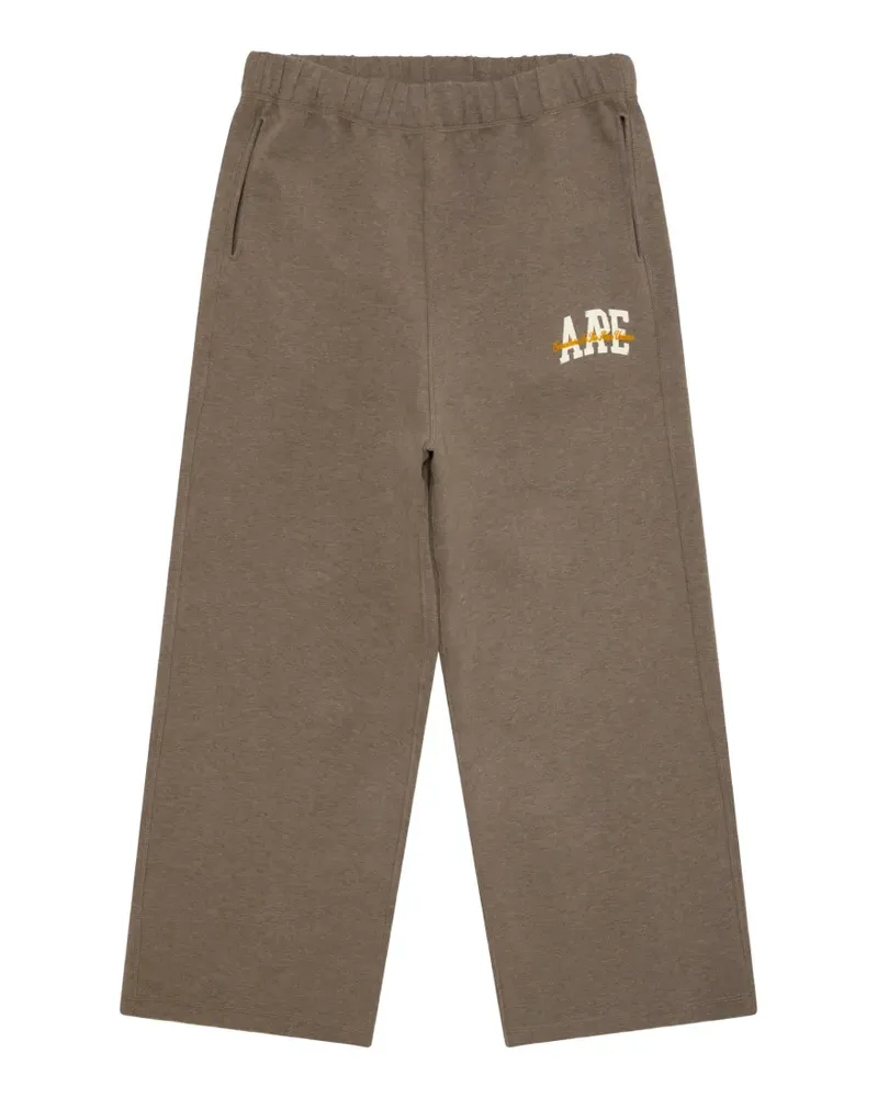 BAPE Wendbare Jogginghose mit Logo-Print - Braun Braun