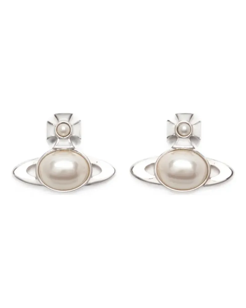 Vivienne Westwood Gaby Orb Ohrringe mit Perlen - Silber Silber