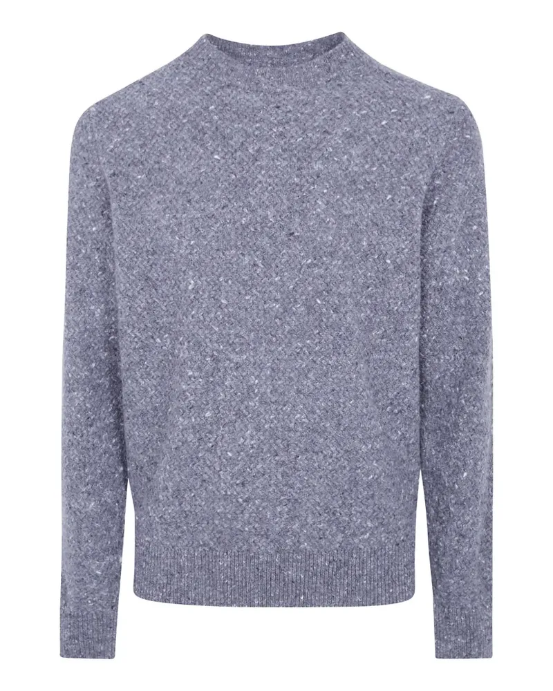 Filippo de Laurentiis Bouclé-Pullover mit Rundhalsausschnitt - Grau Grau