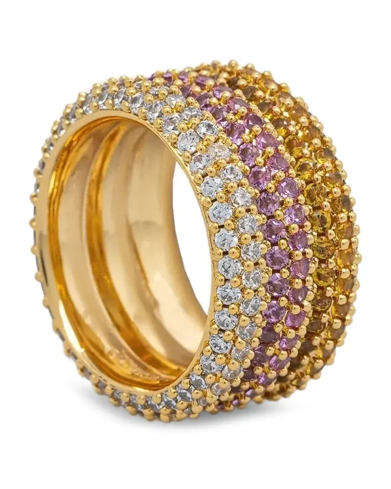 Guess Ring mit Kristallen - Gold Gold
