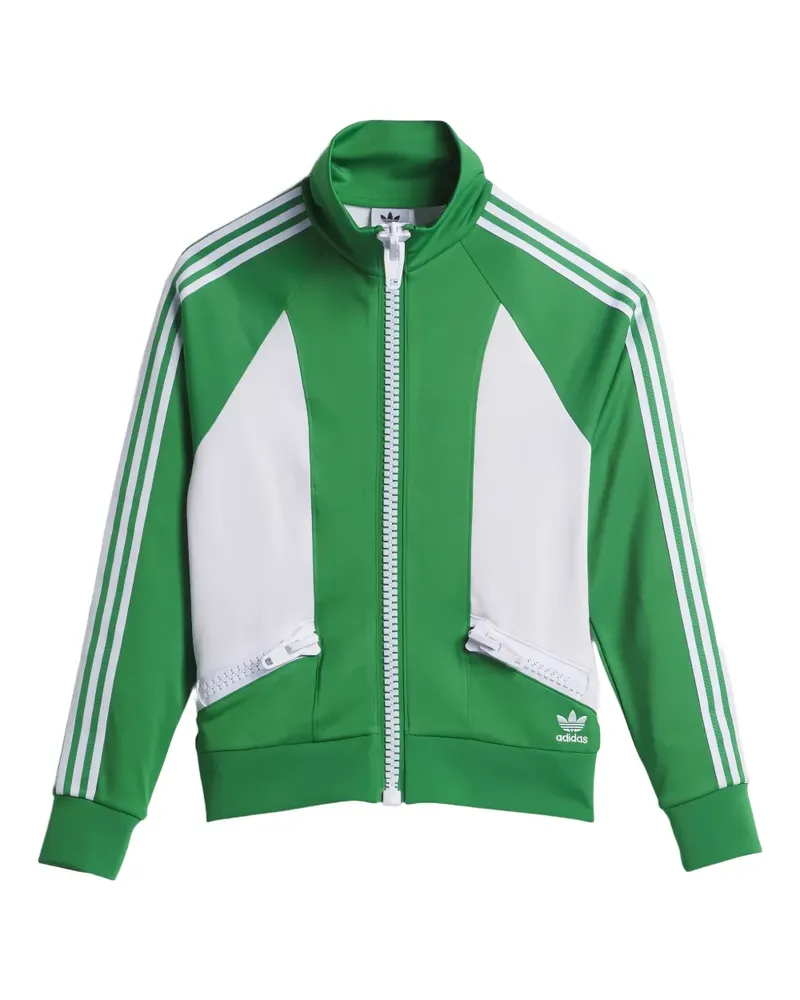adidas Jacke mit drei Streifen - Grün Grün