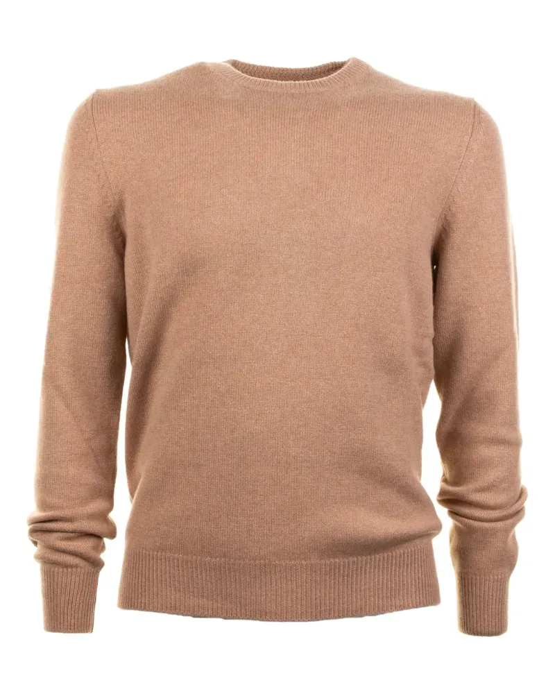 Malo Kaschmirpullover mit Rundhalsausschnitt - Braun Braun