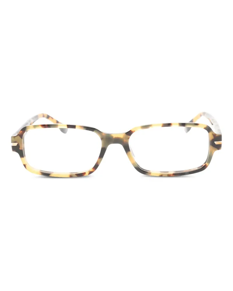 Victoria Beckham Eckige Brille in Schildpattoptik - Braun Braun