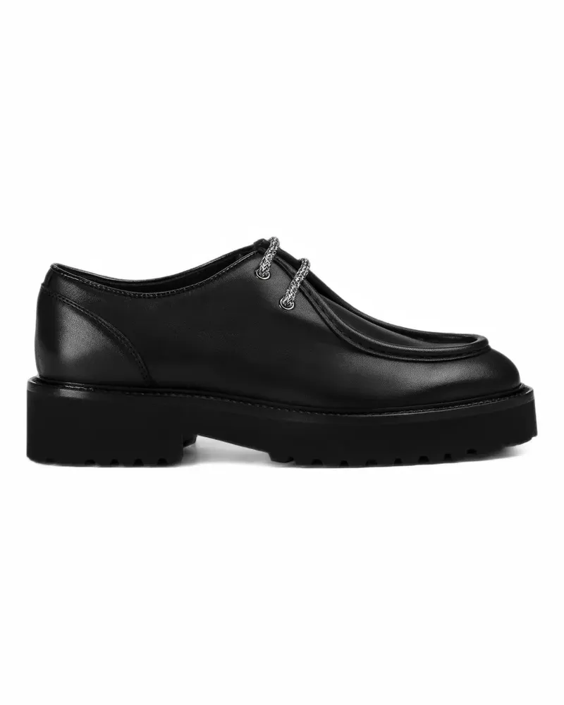 Doucal´s leather Derby shoes - Schwarz Schwarz