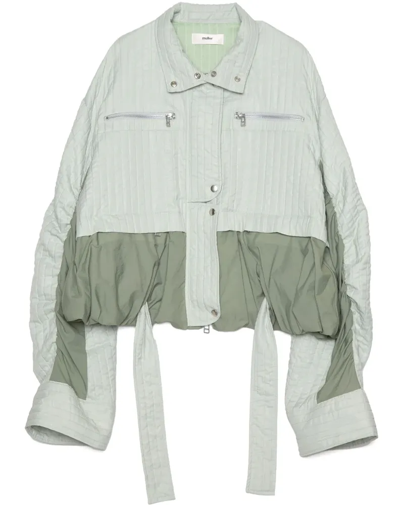 Muller of Yoshiokubo Jacke mit Einsätzen - Grün Grün