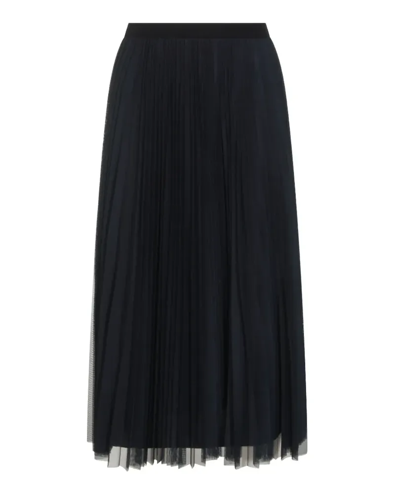 Fabiana Filippi pleated tulle skirt - Blau Blau