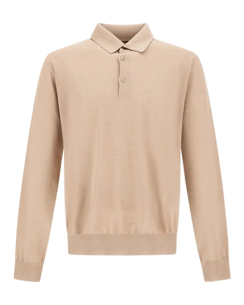 Herno long-sleeve polo shirt - Nude Nude