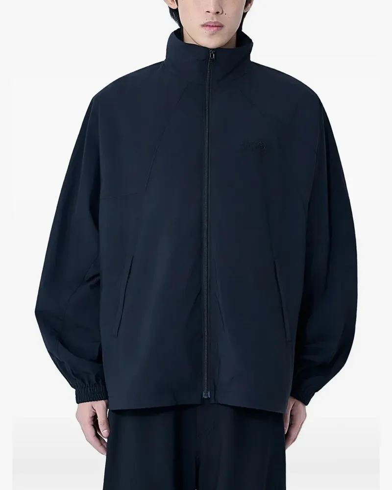 Maison Margiela Windbreaker mit Reißverschluss - Schwarz Schwarz