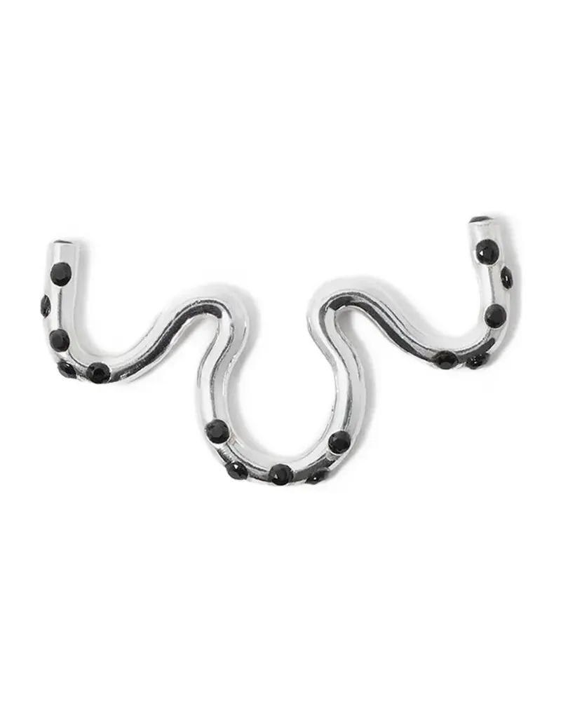 SUNNEI beaded septum earring - Silber Silber