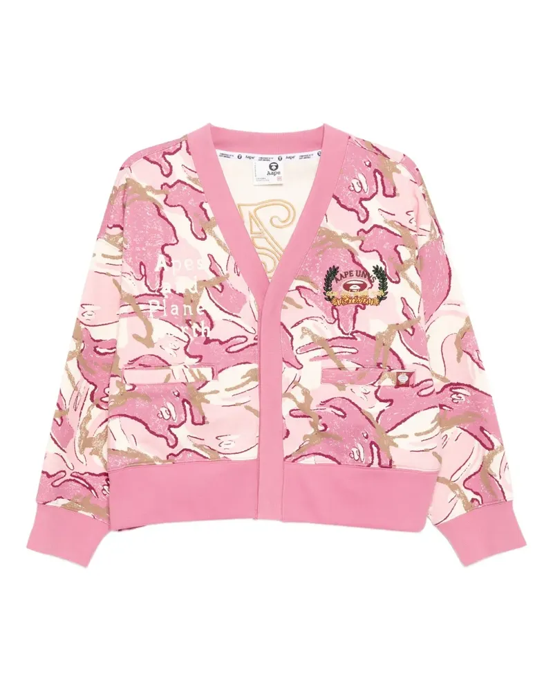 BAPE Jacke mit grafischem Print - Rosa Rosa