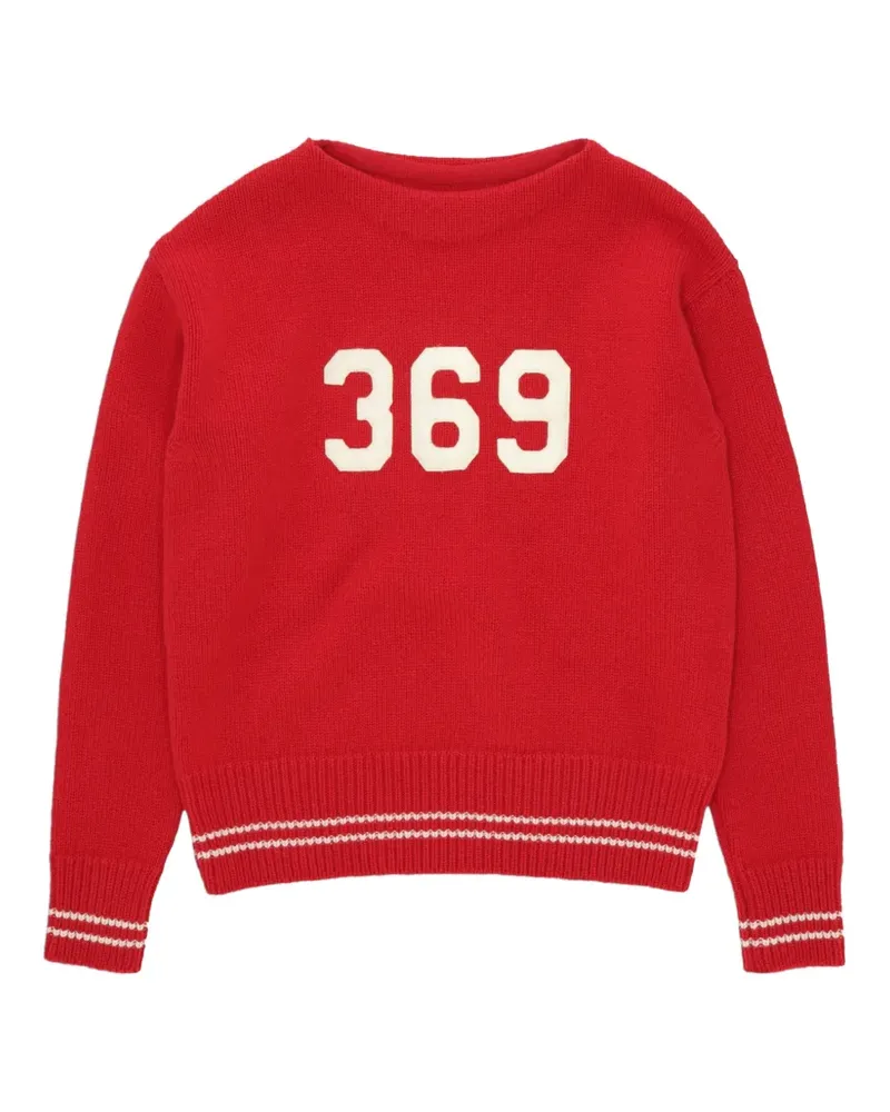 Fortela 369 logo-patch sweater - Rot Rot