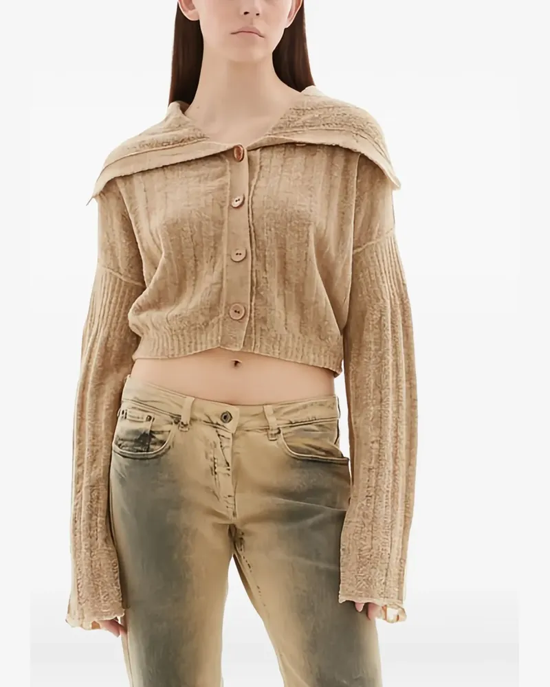Charlotte Knowles Geknöpfter Cardigan - Nude Nude