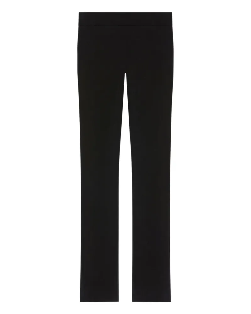 Courrèges Bootcut-Hose im Interlock-Look - Schwarz Schwarz