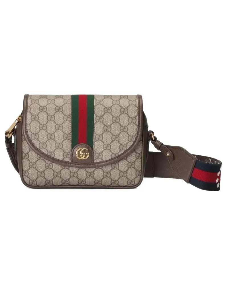 Gucci Kleine Ophidia Schultertasche - Braun Braun