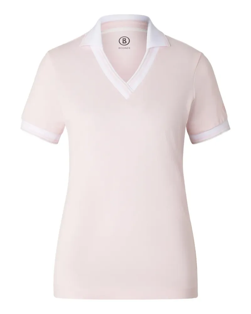 Bogner Jula T-Shirt aus Piqué - Rosa Rosa