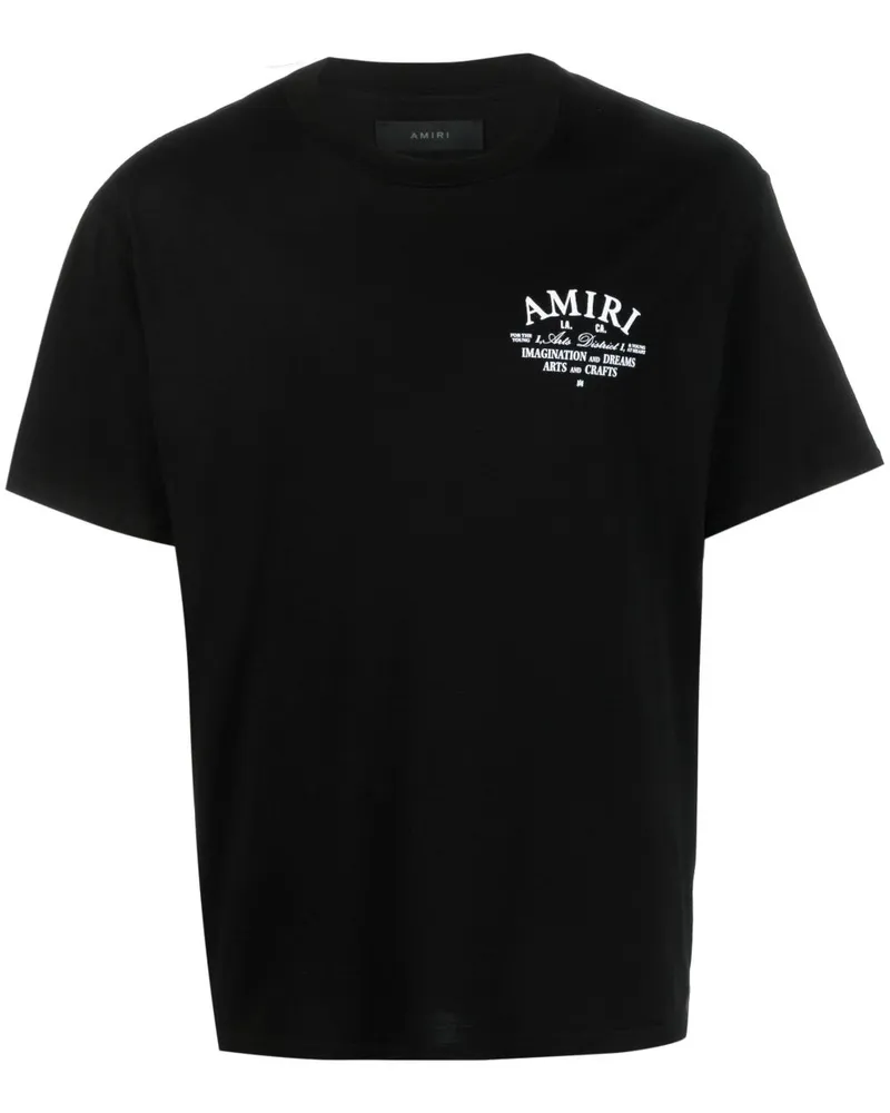 Amiri T-Shirt mit Logo-Print - Schwarz Schwarz