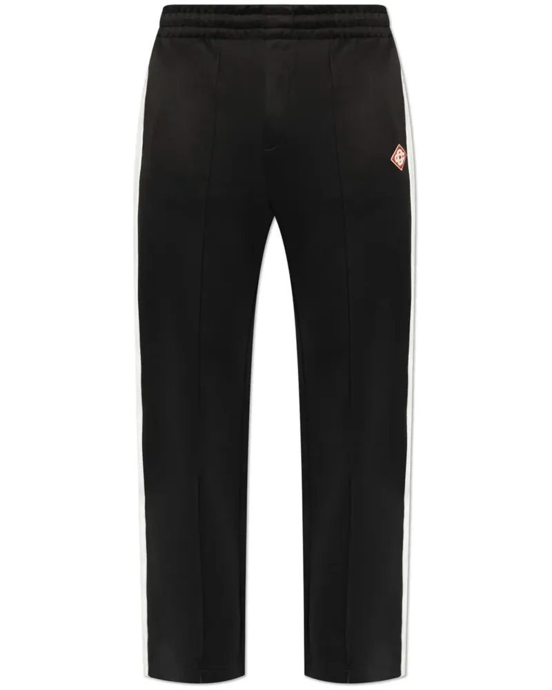 Casablanca Paris Sporthose mit Logo - Schwarz Schwarz
