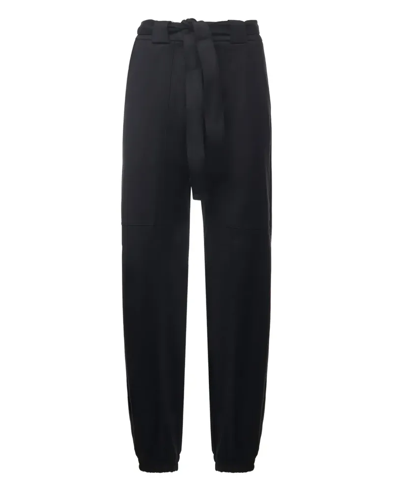 Pinko Hose mit Gürtel - Schwarz Schwarz