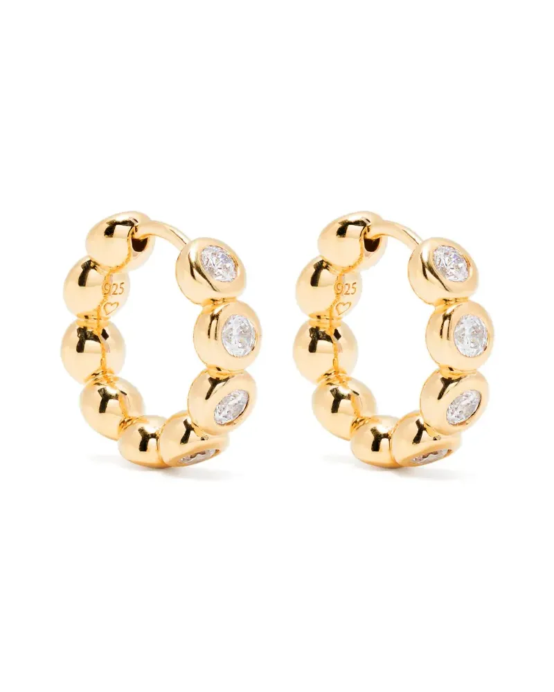 Missoma Kleine Tennis Creolen - Gold Gold