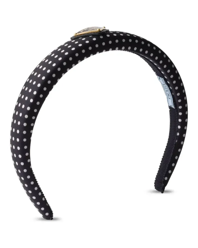 Prada Haarreif mit Polka Dots - Blau Blau