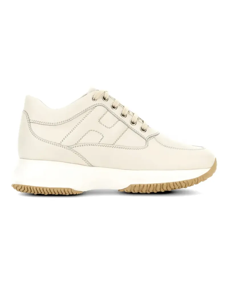 Hogan Interactive Sneakers mit Logo - Nude Nude