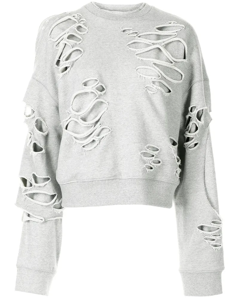 GOEN.J Sweatshirt im Layering-Look - Schwarz Schwarz