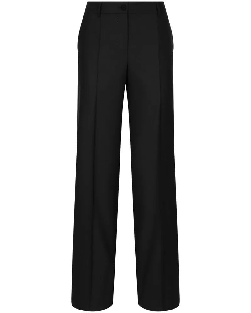 Dolce & Gabbana Ausgestellte Hose - Schwarz Schwarz