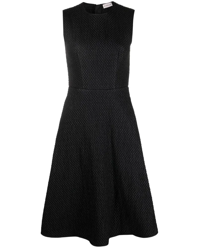 Moncler Gestepptes Kleid - Schwarz Schwarz